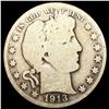 Image 1 : 1913 Barber Half Dollar NICELY CIRCULATED