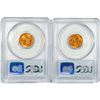 Image 2 : 1950-D Set (2) Wheat Cent PCGS MS66 RD