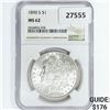 Image 1 : 1890-S Morgan Silver Dollar NGC MS62