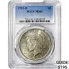 Image 1 : 1923-D Silver Peace Dollar PCGS MS61