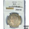 Image 1 : 1880-S Morgan Silver Dollar NGC MS65