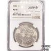 Image 1 : 1886 Morgan Silver Dollar NGC MS61