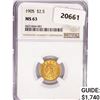 Image 1 : 1905 $3 Gold Piece NGC MS63