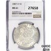 Image 1 : 1887-O Morgan Silver Dollar NGC MS61