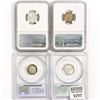 Image 2 : (4) American Dimes PCGS,NGC MS 1943-1960