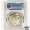 Image 1 : 1926 Silver Peace Dollar PCGS MS62
