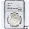 Image 1 : 1885-O Morgan Silver Dollar NGC MS65