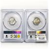 Image 2 : (2) Mercury Silver Dimes PCGS MS65 1941-1942