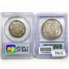 Image 2 : (2) US Silver Coinage ICG,PCGS MS 1889-1964