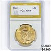Image 1 : 1922 $20 Gold Double Eagle PGA MS64