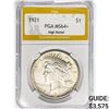 Image 1 : 1921 Silver Peace Dollar PGA MS64+