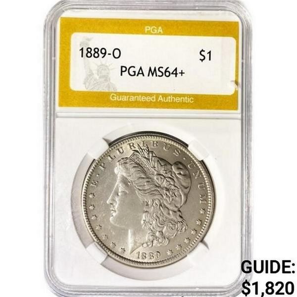 1889-O Morgan Silver Dollar PGA MS64+