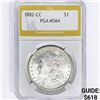 Image 1 : 1882-CC Morgan Silver Dollar PGA MS64