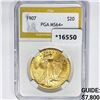 Image 1 : 1907 $20 Gold Double Eagle PGA MS64+