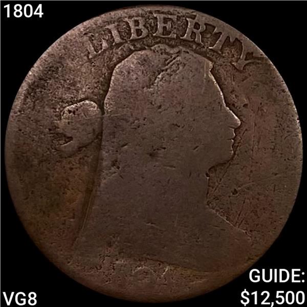 1804 Draped Bust Cent NICELY CIRCULATED