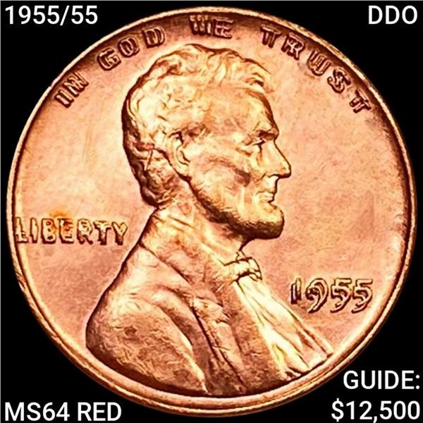 1955/55 DDO Wheat Cent HIGH GRADE +