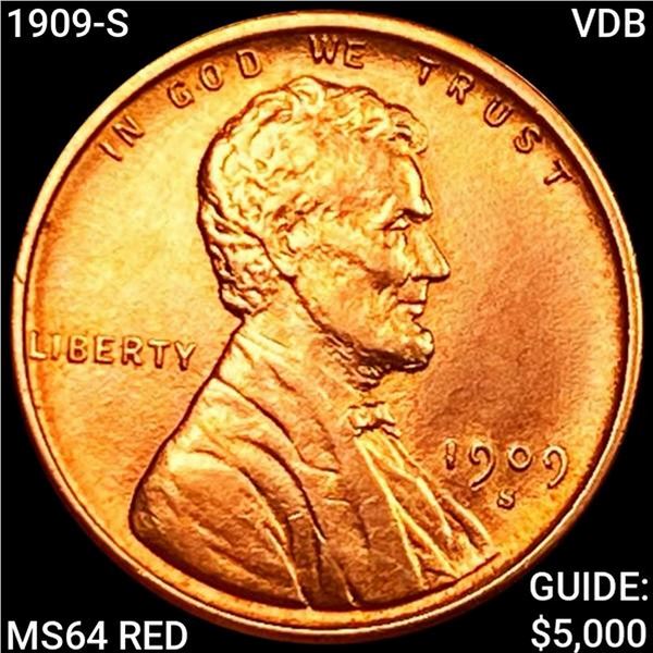 1909-S VDB Wheat Cent HIGH GRADE +