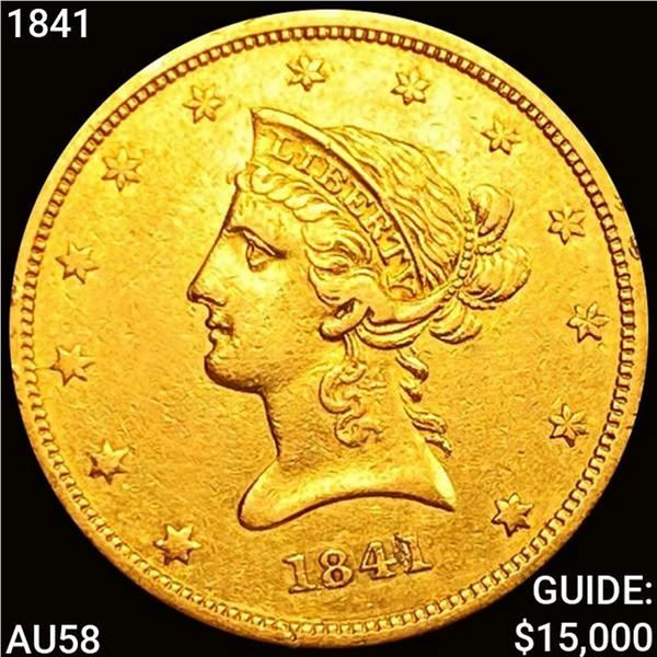 1841 $10 Gold Eagle CLOSELY UNCIRCULATED