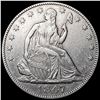 Image 1 : 1847 Seated Liberty Half Dollar CLOSELY UNCIRCULAT