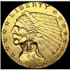 Image 1 : 1909 $2.50 Gold Quarter Eagle CLOSELY UNCIRCULATED