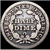 Image 2 : 1850-O Seated Liberty Half Dime NICELY CIRCULATED