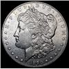 Image 1 : 1890-CC Morgan Silver Dollar NEARLY UNCIRCULATED