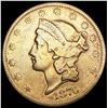 Image 1 : 1876-S $20 Gold Double Eagle LIGHTLY CIRCULATED