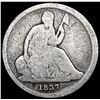 Image 1 : 1837 Seated Liberty Dime NICELY CIRCULATED