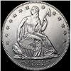 Image 1 : 1853 Arws & Rays Seated Liberty Half Dollar UNCIRC