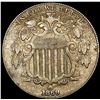 Image 1 : 1869 Shield Nickel CLOSELY UNCIRCULATED