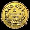 Image 2 : 1878 $3 Gold Piece HIGH GRADE