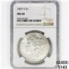 Image 1 : 1897-S Morgan Silver Dollar NGC MS60