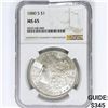 Image 1 : 1880-S Morgan Silver Dollar NGC MS65
