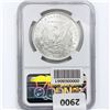 Image 2 : 1891 Morgan Silver Dollar NGC MS62