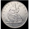Image 1 : 1853 Arws & Rays Seated Liberty Half Dollar UNCIRC