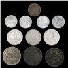 Image 2 : (11) Varied US Coinage (1839, 1848, 1852, 1863, (2
