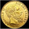 Image 1 : 1876 Belgium .1867oz Gold 20 Francs UNCIRCULATED