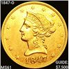 Image 1 : 1847-O $10 Gold Eagle