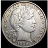 Image 1 : 1908 Barber Half Dollar ABOUT UNCIRCULATED