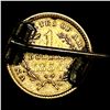 Image 2 : 1854 Gold Dollar Pin UNCIRCULATED