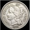 Image 1 : 1871 Nickel Three Cent CLOSELY UNCIRCULATED