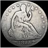 Image 1 : 1855 Arws Seated Liberty Half Dollar NICELY CIRCUL