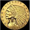 Image 1 : 1908 $2.50 Gold Quarter Eagle CLOSELY UNCIRCULATED