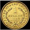 Image 2 : 1853 Rare Gold Dollar CLOSELY UNCIRCULATED