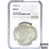 Image 1 : 1928 Silver Peace Dollar NGC MS62