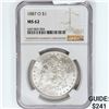 Image 1 : 1887-O Morgan Silver Dollar NGC MS62