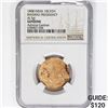 Image 1 : 1808 India Madras Presidency 10Cash NGC Genuine