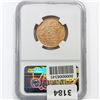 Image 2 : 1808 India Madras Presidency 10Cash NGC Genuine