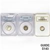 Image 1 : (3) Silver Dimes NGC,PCGS PR,MS,PF 1958-1976