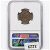 Image 2 : 1853 Braided Hair Half Cent NGC MS64 BN C-1
